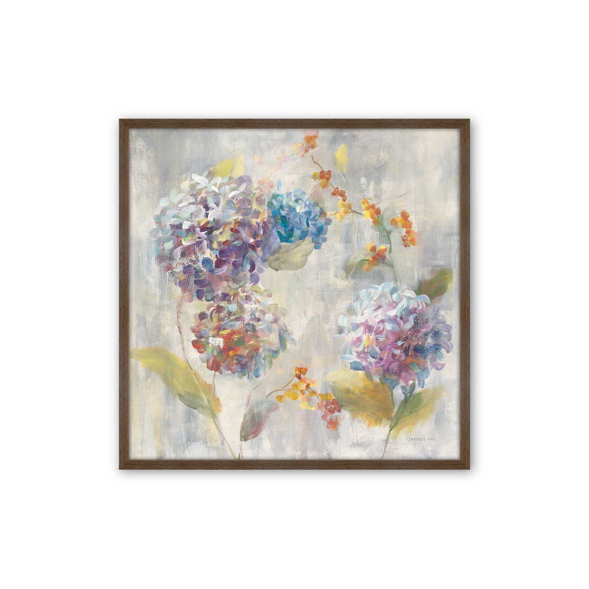 [Color:Walnut], Picture of art in a Walnut frame