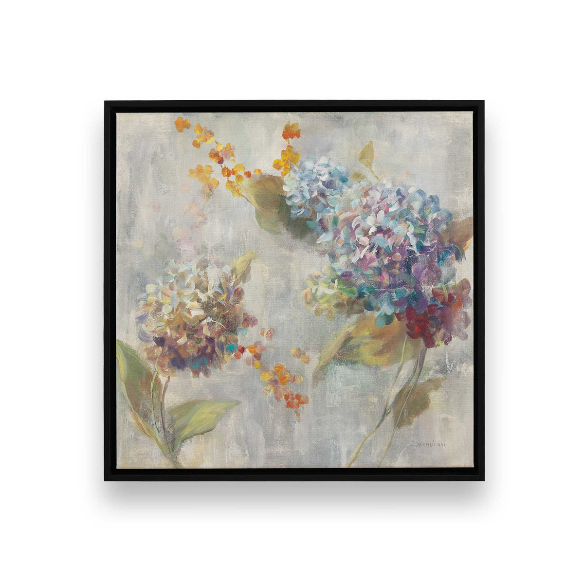 [Color:Satin Black], Picture of art in a Satin Black frame