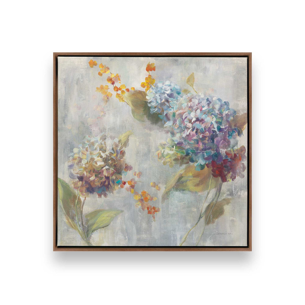 [Color:Walnut], Picture of art in a Walnut frame
