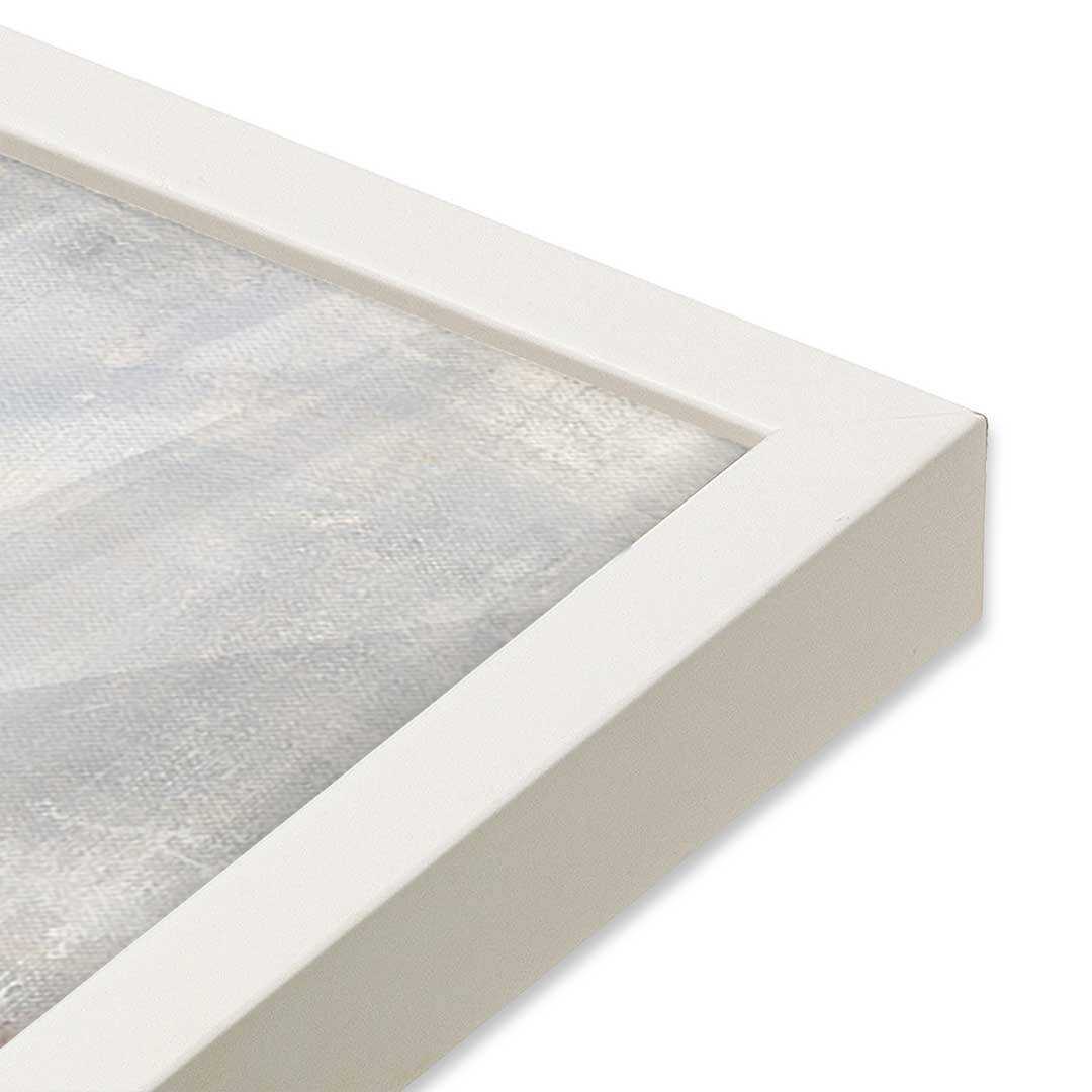 [Color:Opaque White], Picture of art in a Opaque White frame at an angle