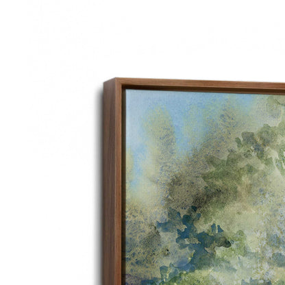 [Color:Walnut], Picture of art in a Walnut frame at an angle
