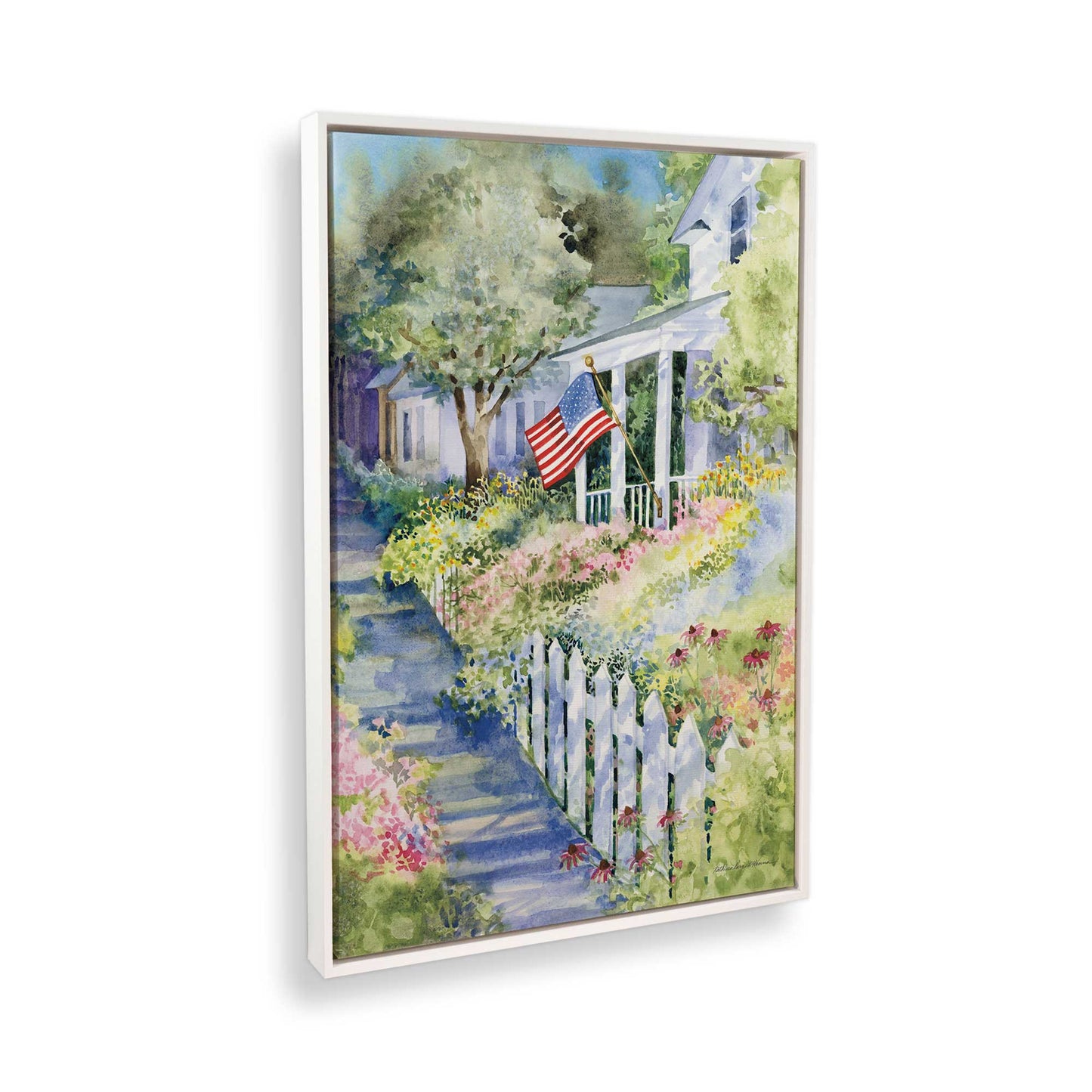 [Color:Opaque White], Picture of the corner of the art