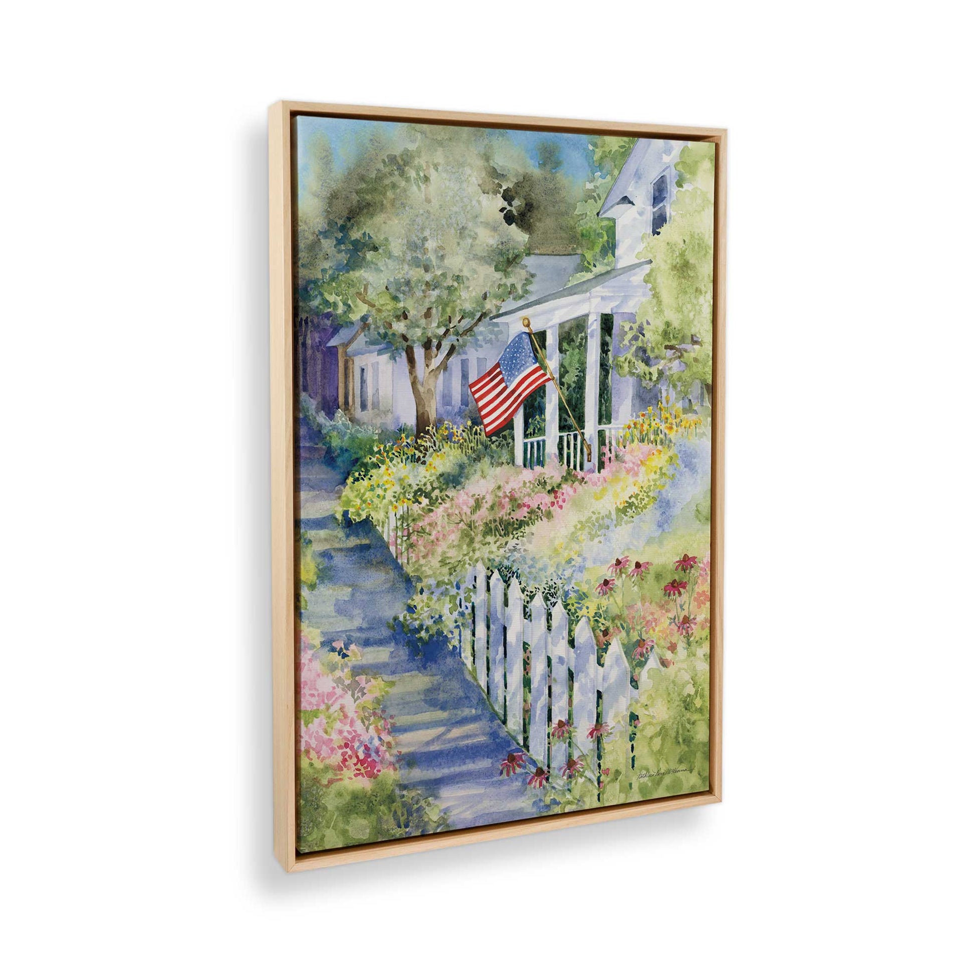 [Color:American Maple], Picture of the corner of the art