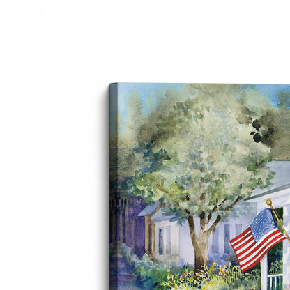 [Color:Stretched Canvas], Picture of the corner of the art