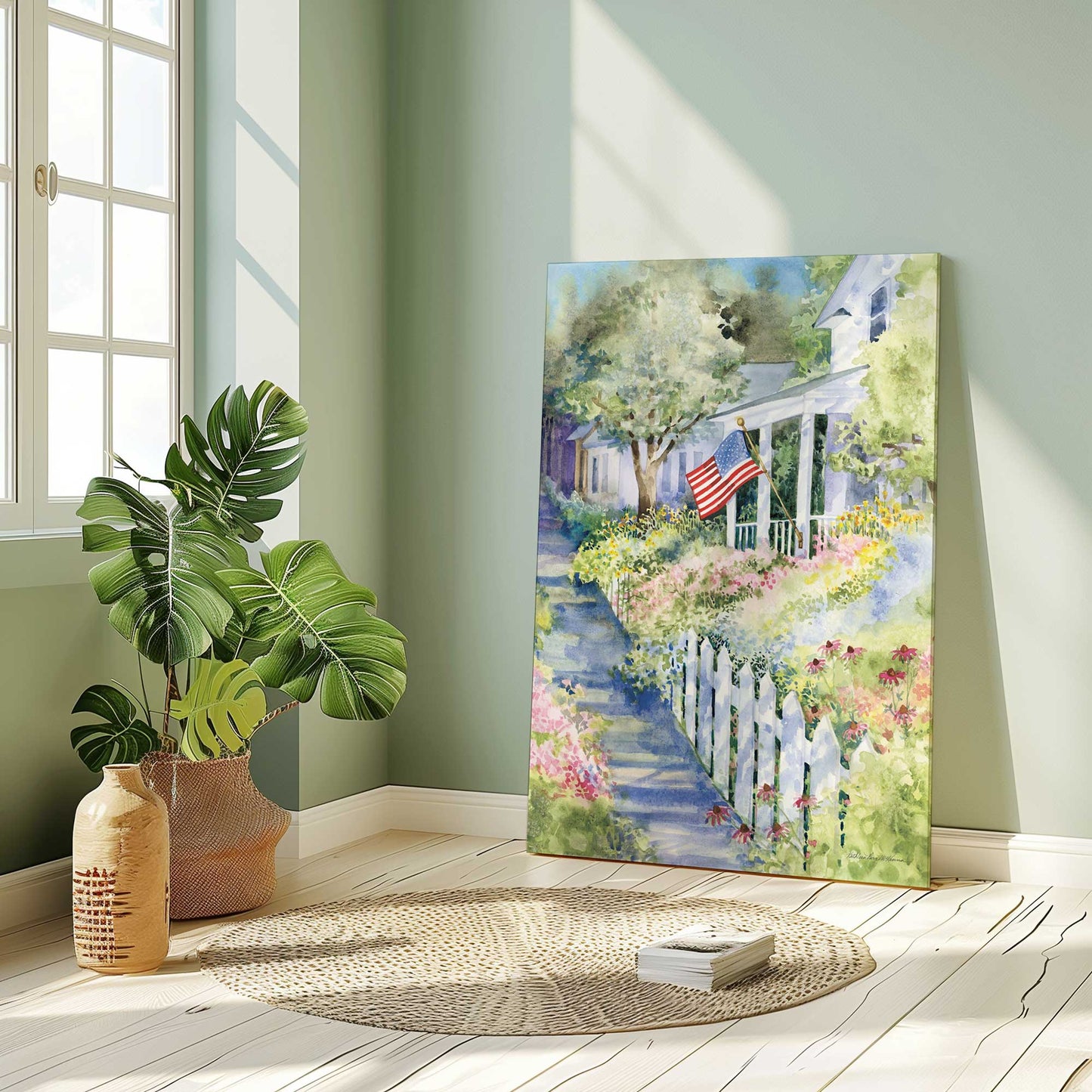Picture of art in a room