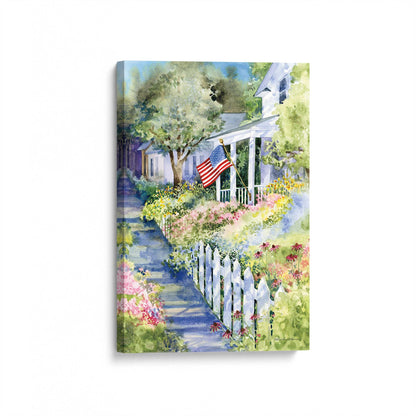 [Color:Stretched Canvas], Picture of art at an angle
