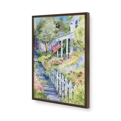 [Color:Belvinder Brown], Picture of art in a Belvinder Brown frame of the corner