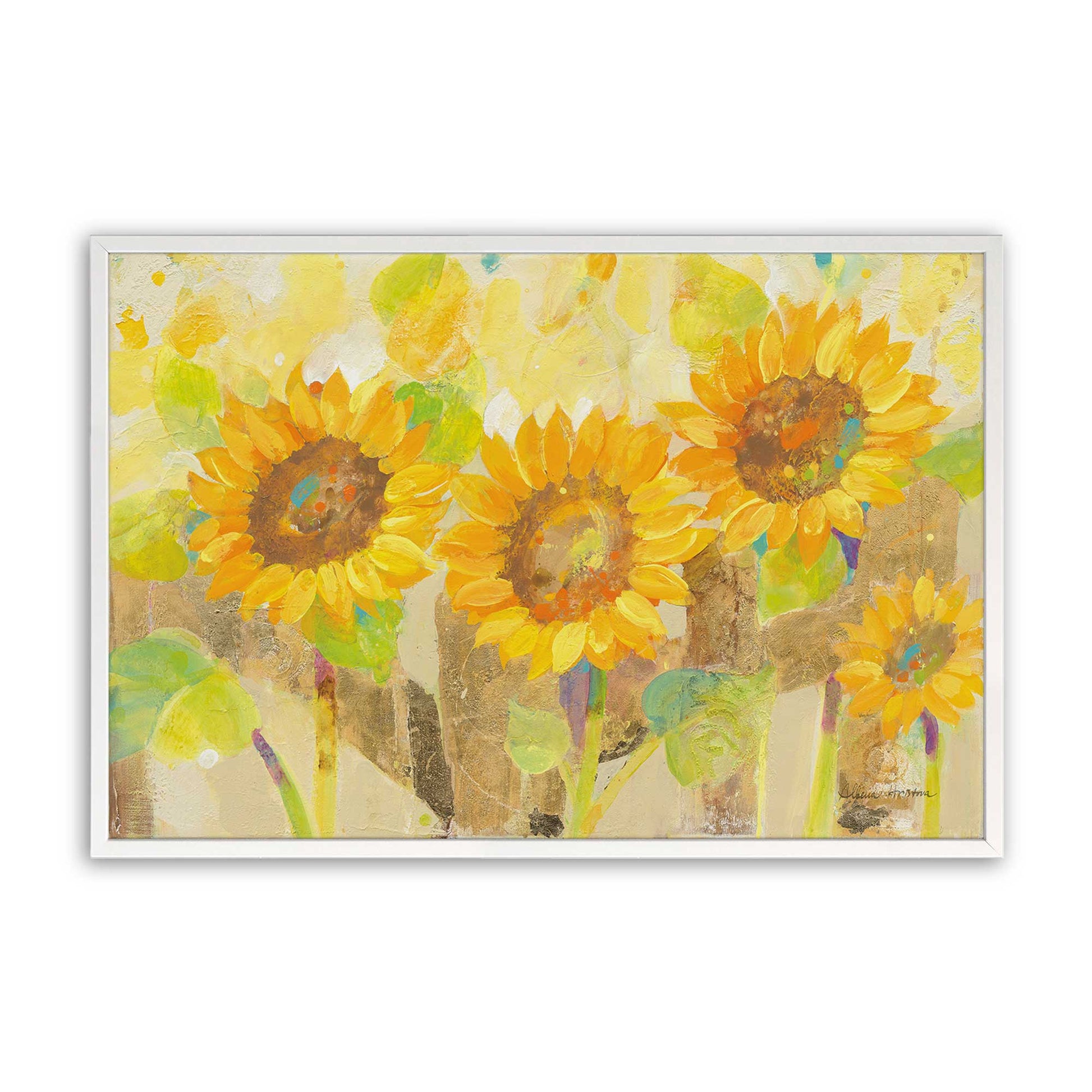 [Color:Opaque White], Picture of art in a Opaque White frame