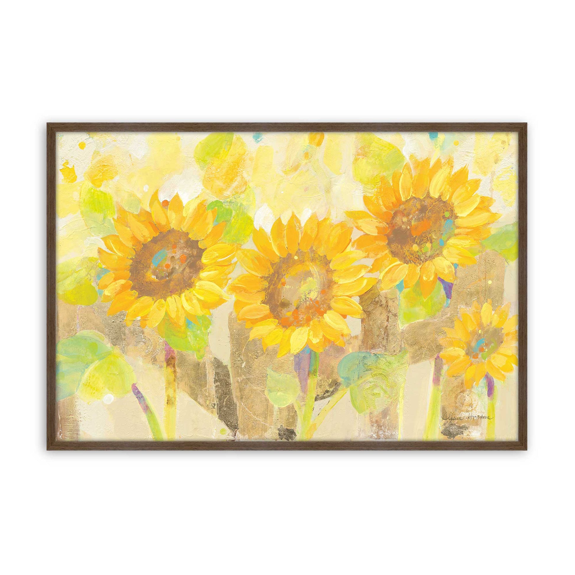 [Color:Walnut], Picture of art in a Walnut frame