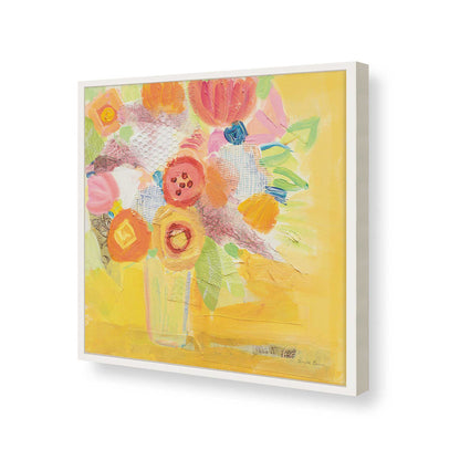 [Color:Opaque White], Picture of art in a Opaque White frame of the corner