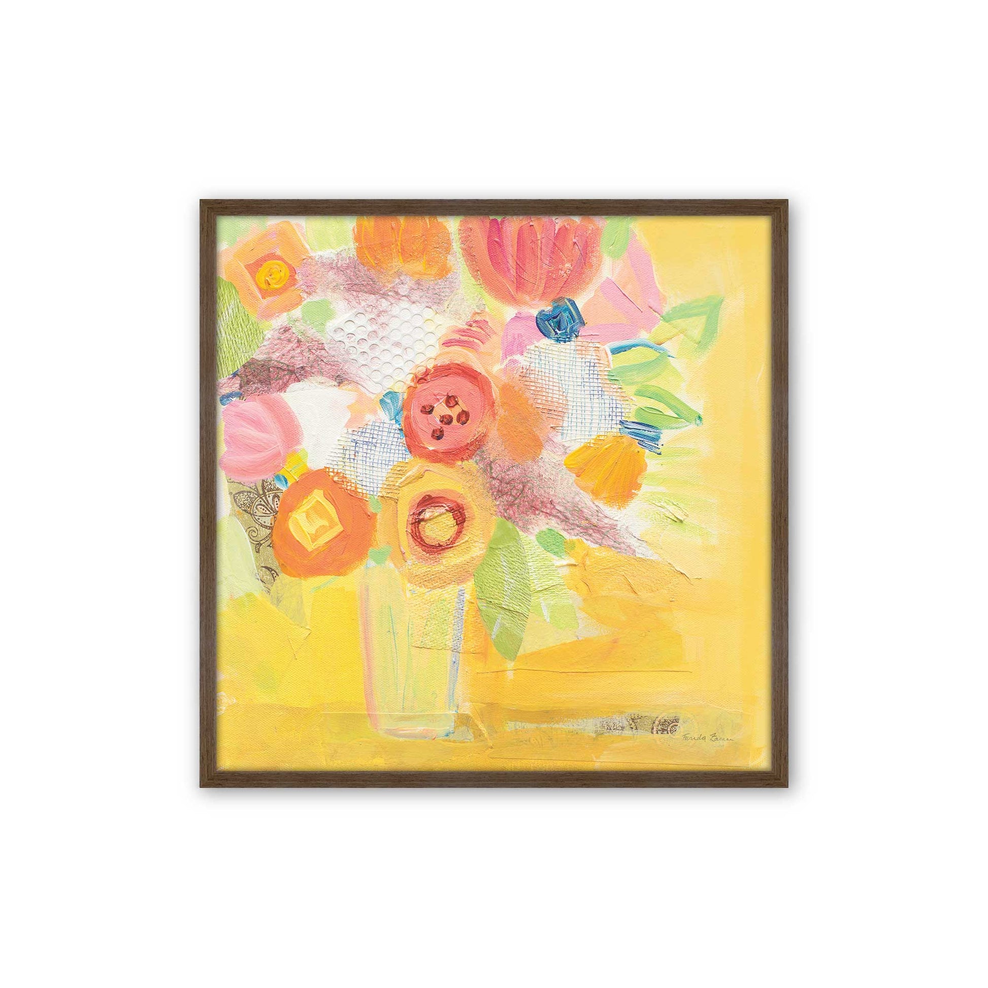 [Color:Walnut], Picture of art in a Walnut frame