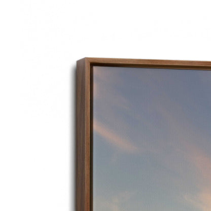 [Color:Walnut], Picture of art in a Walnut frame at an angle