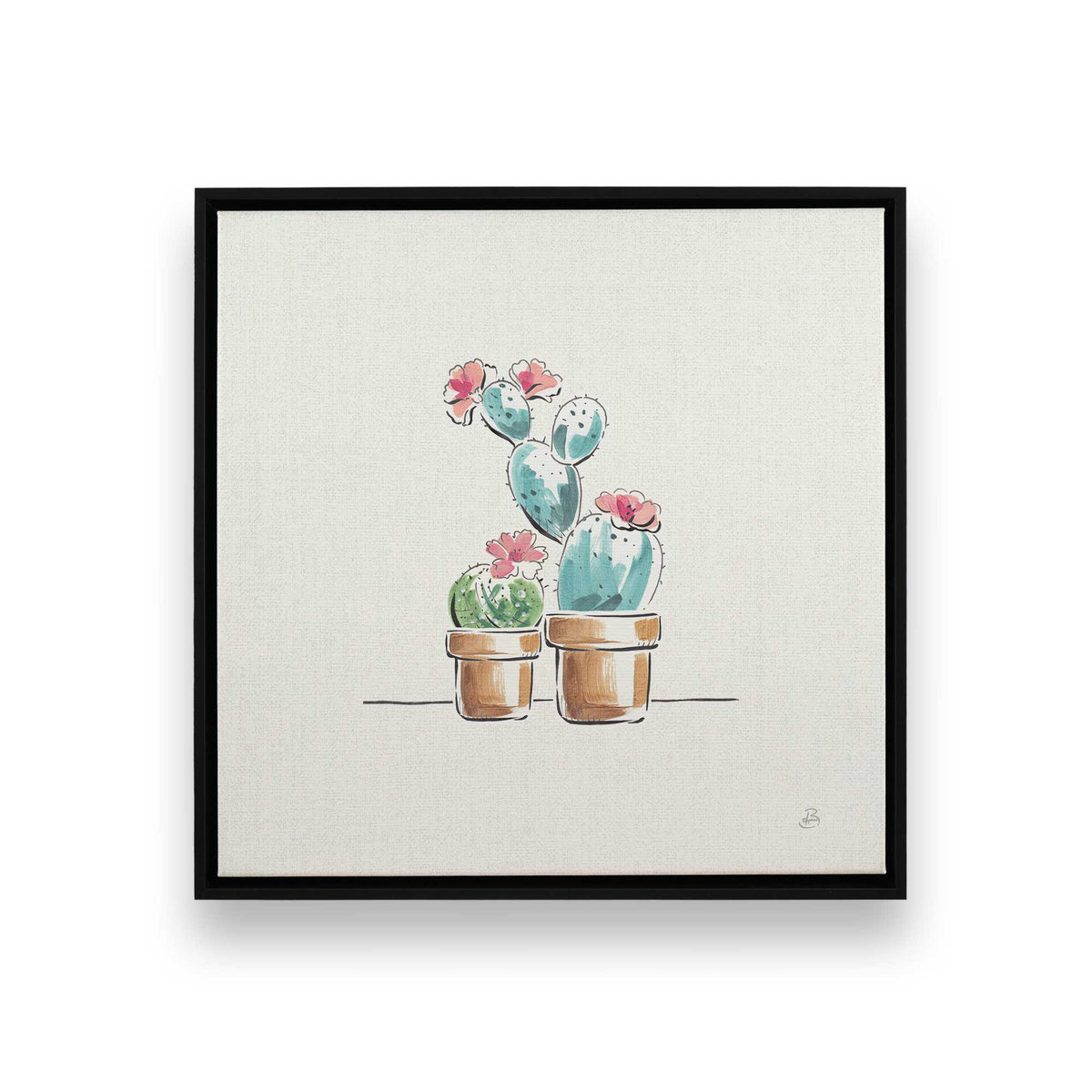 [Color:Satin Black], Picture of art in a Satin Black frame
