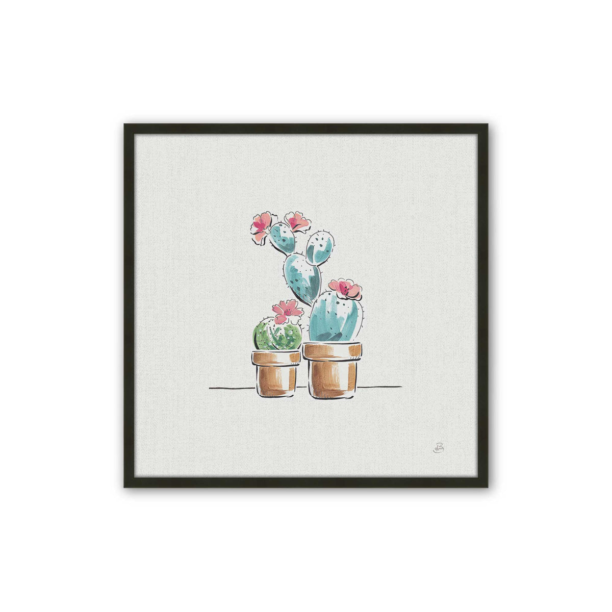 [Color:Satin Black], Picture of art in a Satin Black frame