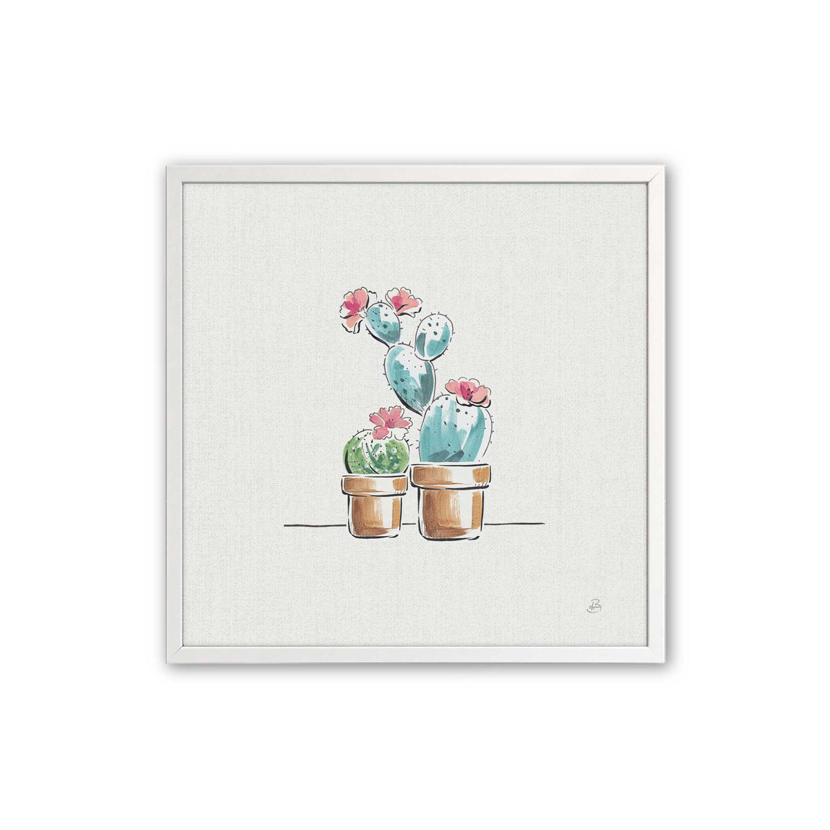 [Color:Opaque White], Picture of art in an Opaque White frame