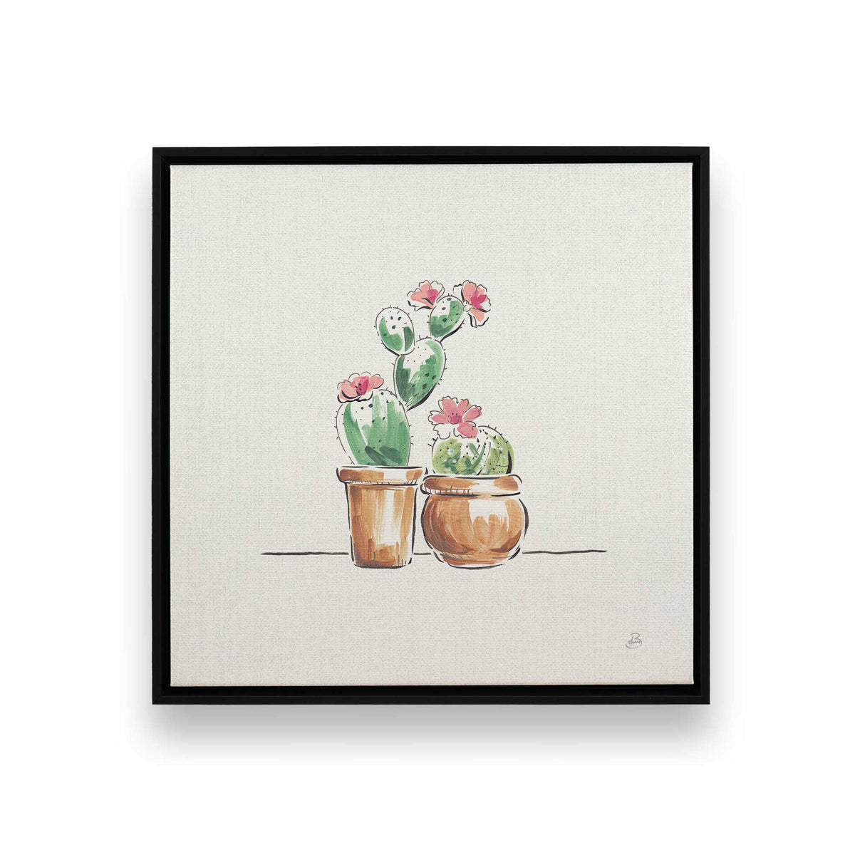 [Color:Satin Black], Picture of art in a Satin Black frame