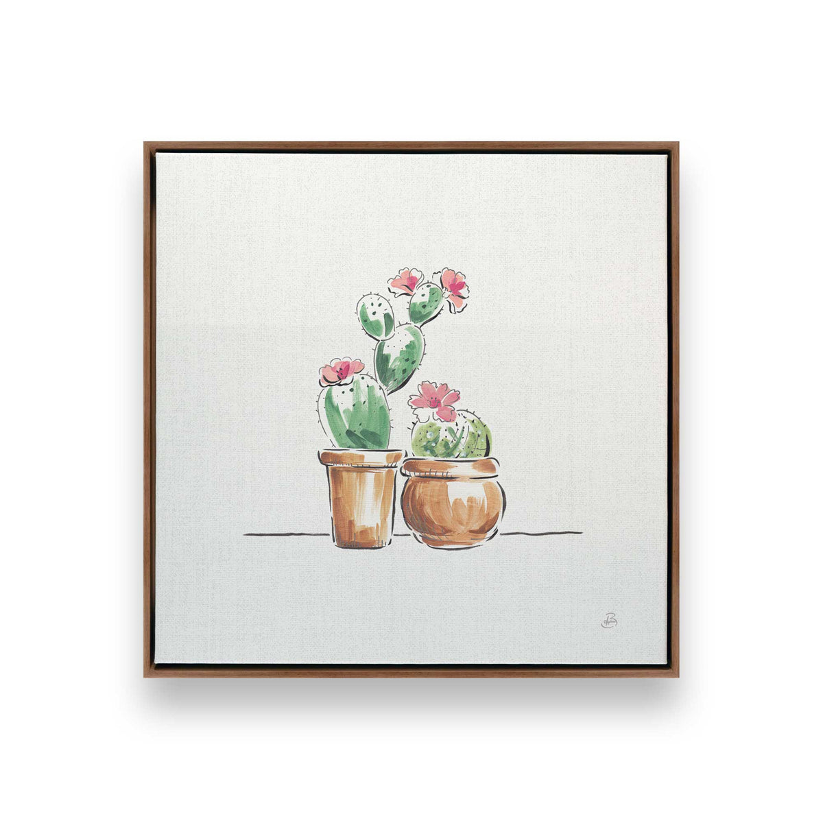 [Color:Walnut], Picture of art in a Walnut frame