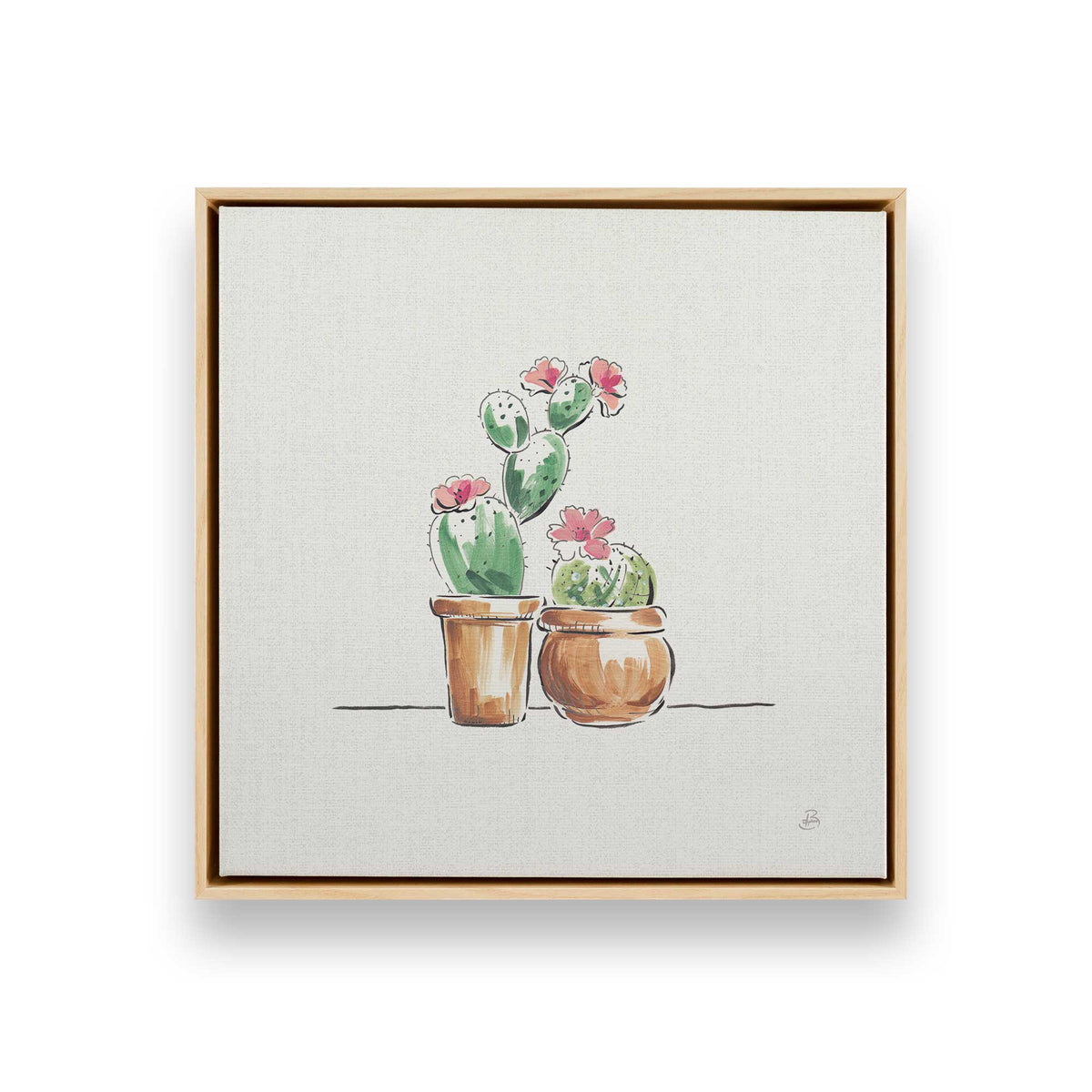 [Color:American Maple], Picture of art in an American Maple frame