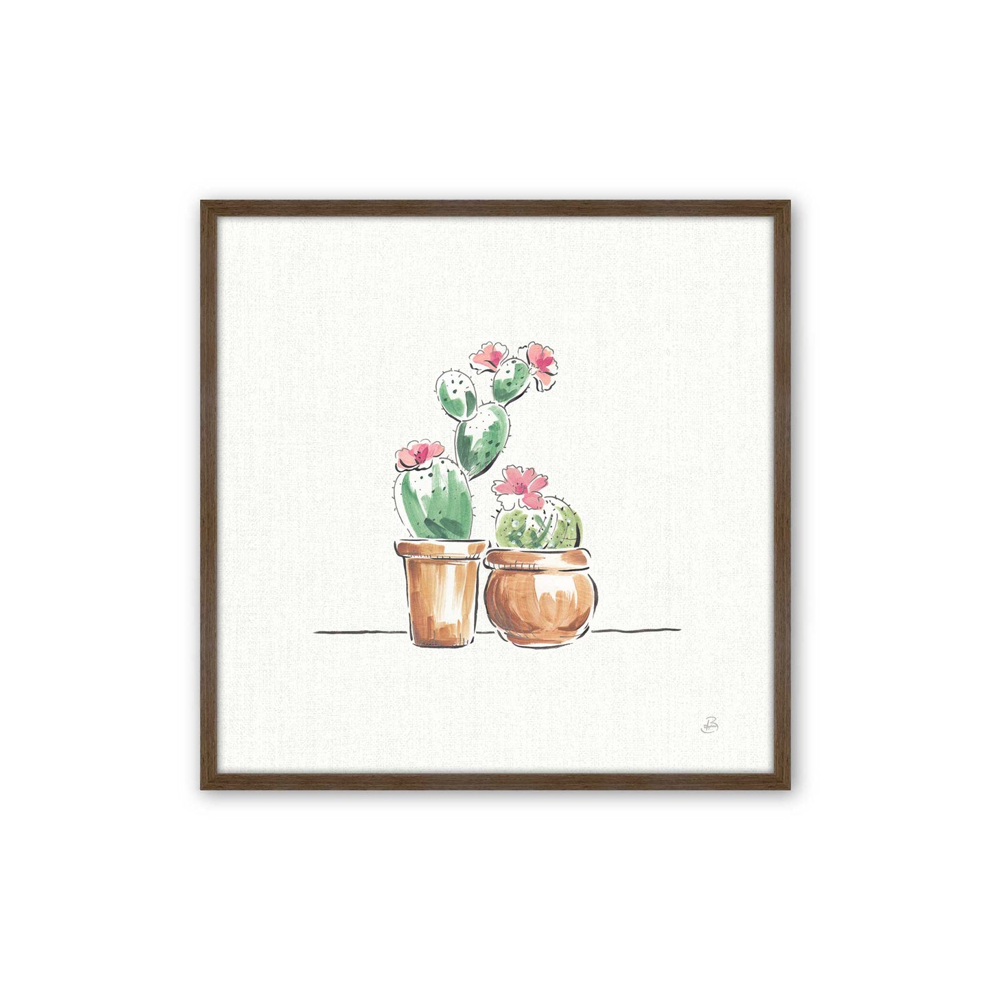 [Color:Walnut], Picture of art in a Walnut frame