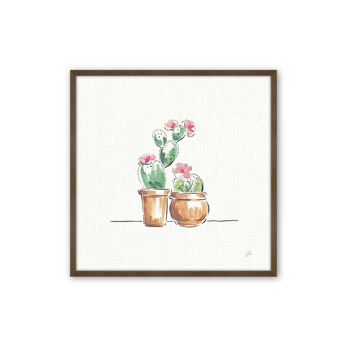 [Color:Walnut], Picture of art in a Walnut frame