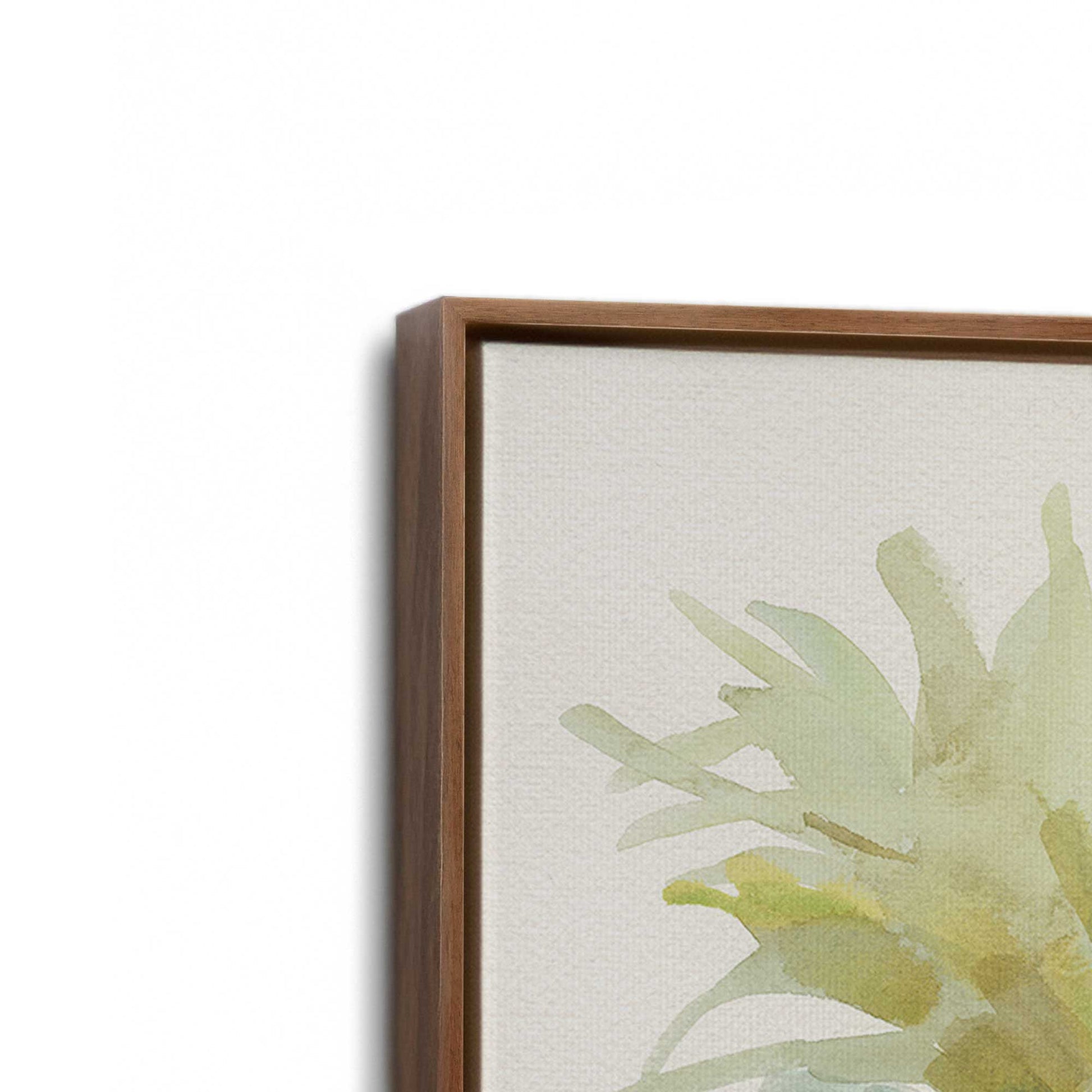[Color:Walnut], Picture of art in a Walnut frame at an angle