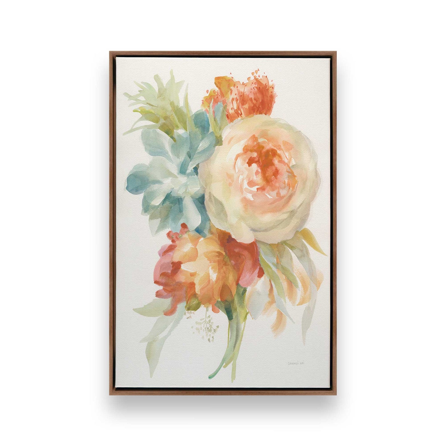 [Color:Walnut], Picture of art in a Walnut frame