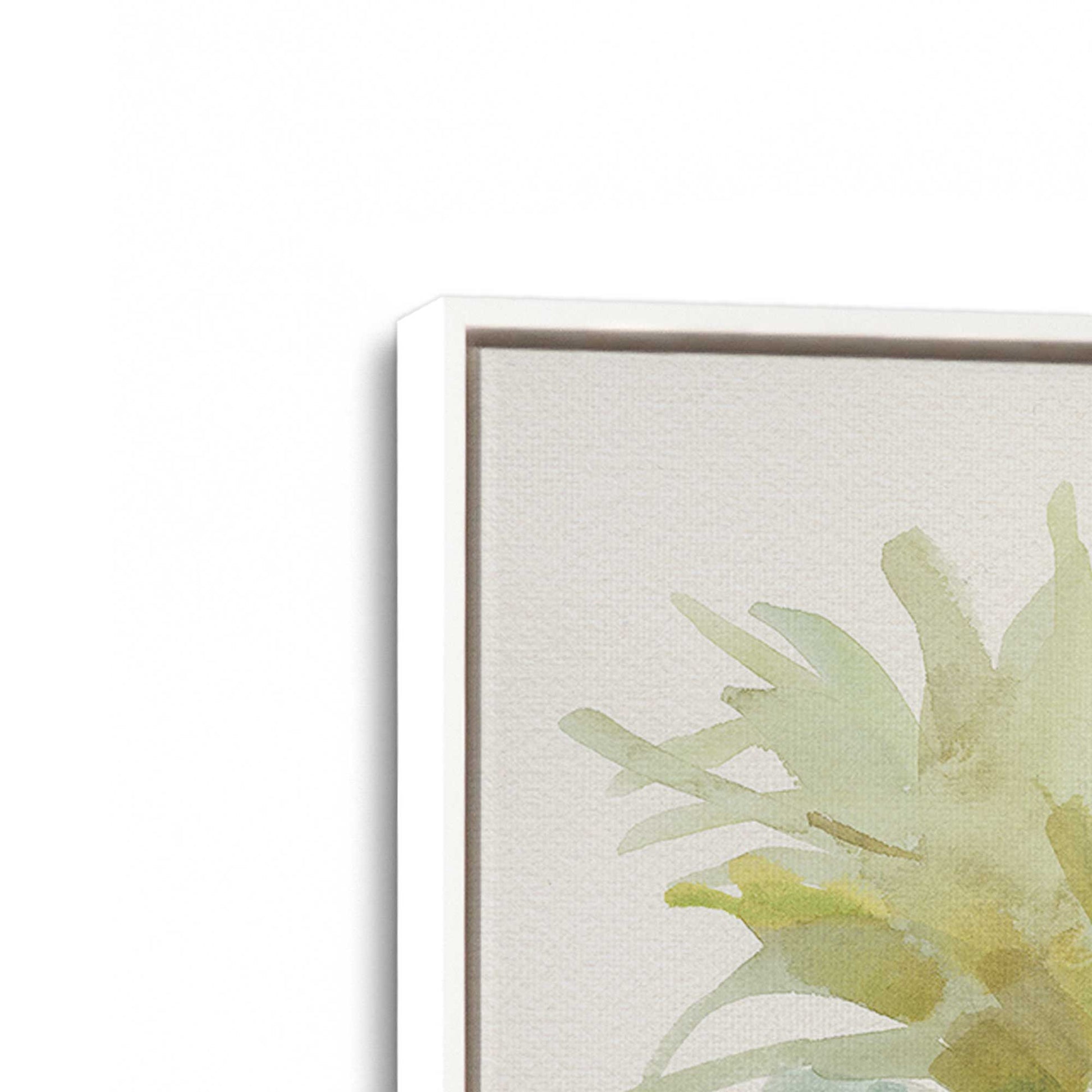 [Color:Opaque White], Picture of art in a White frame at an angle
