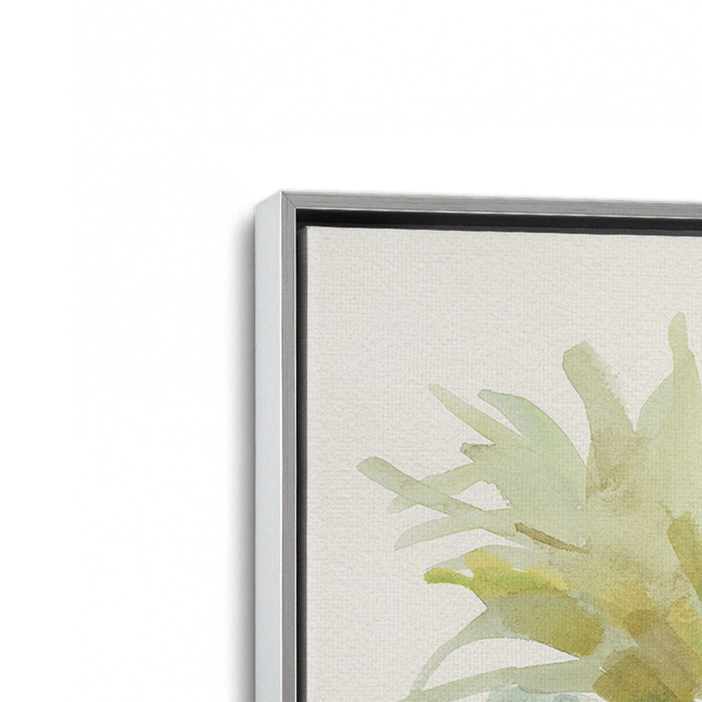 [Color:Polished Chrome], Picture of art in a Polished Chrome frame at an angle