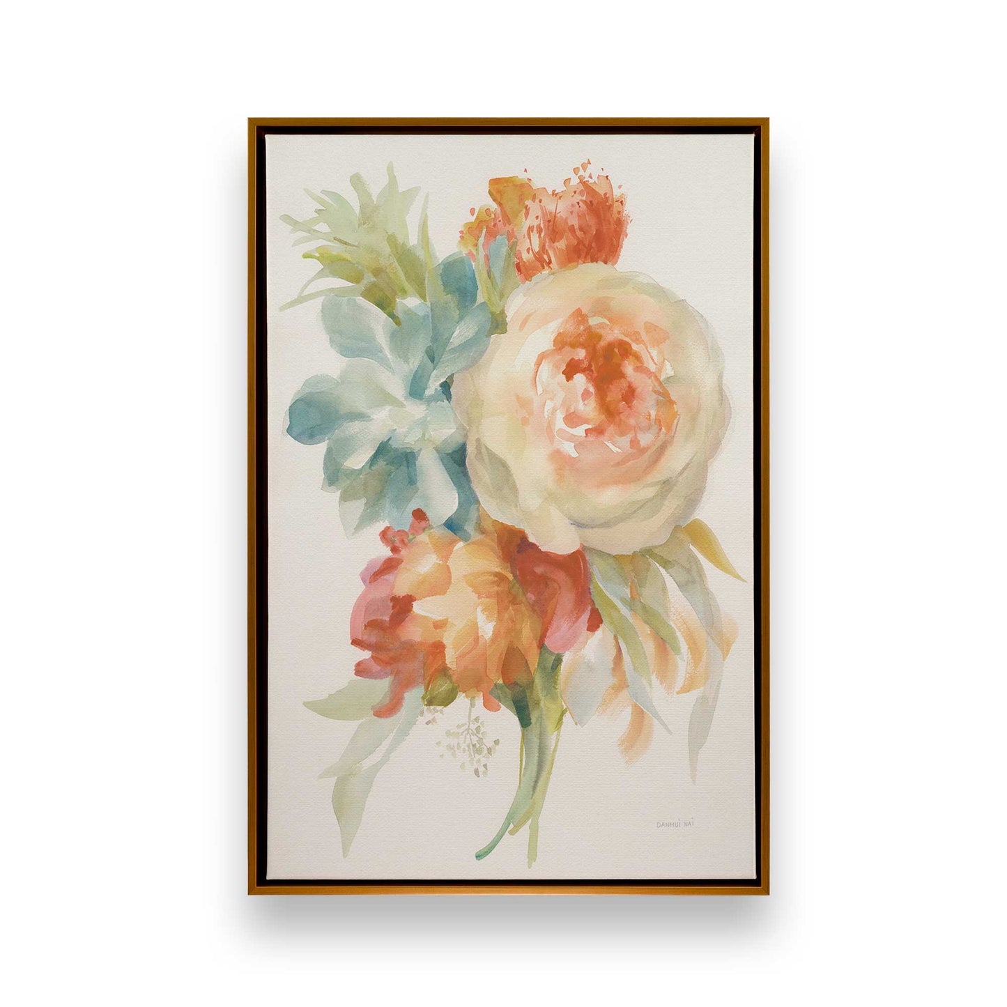 [Color:Polished Gold], Picture of art in a Polished Gold frame