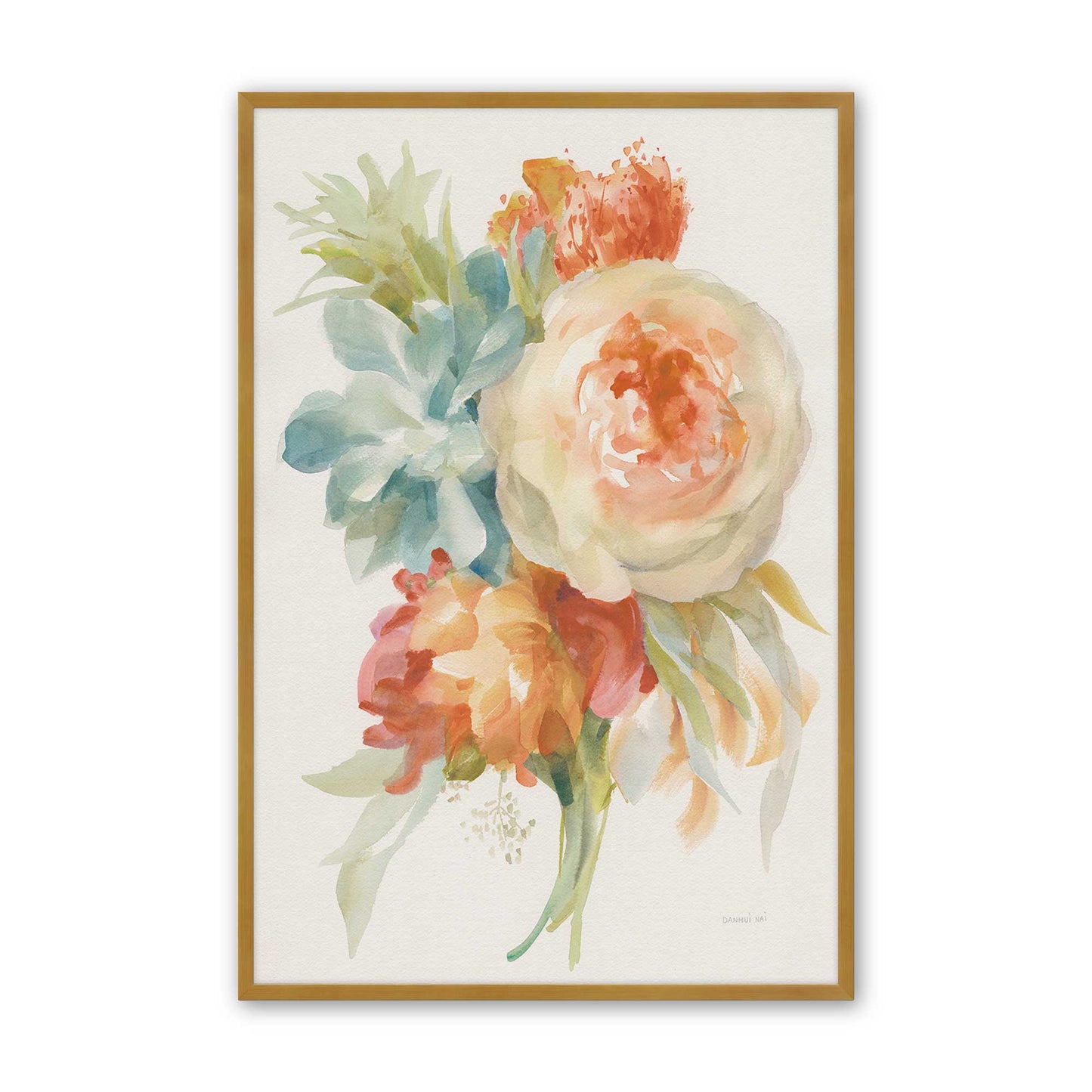 [Color:Polished Gold], Picture of art in a Polished Gold frame