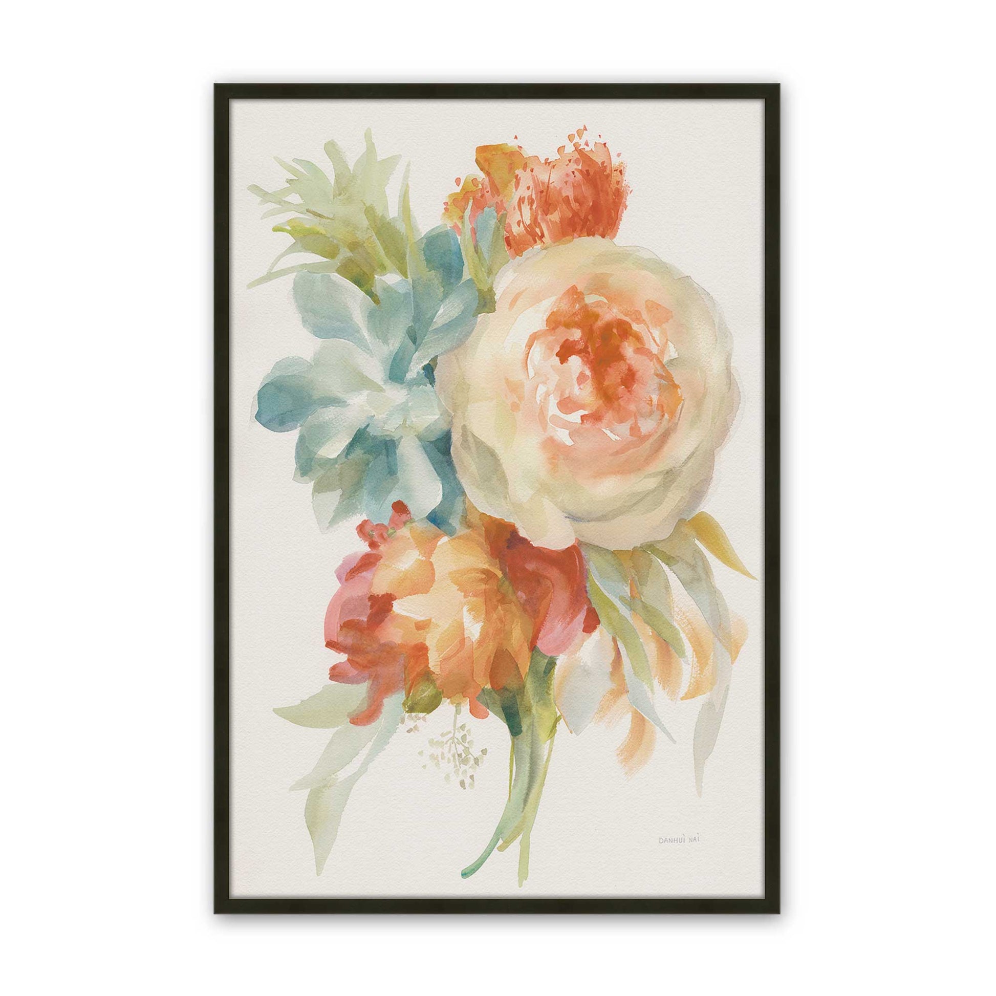 [Color:Satin Black], Picture of art in a Satin Black frame