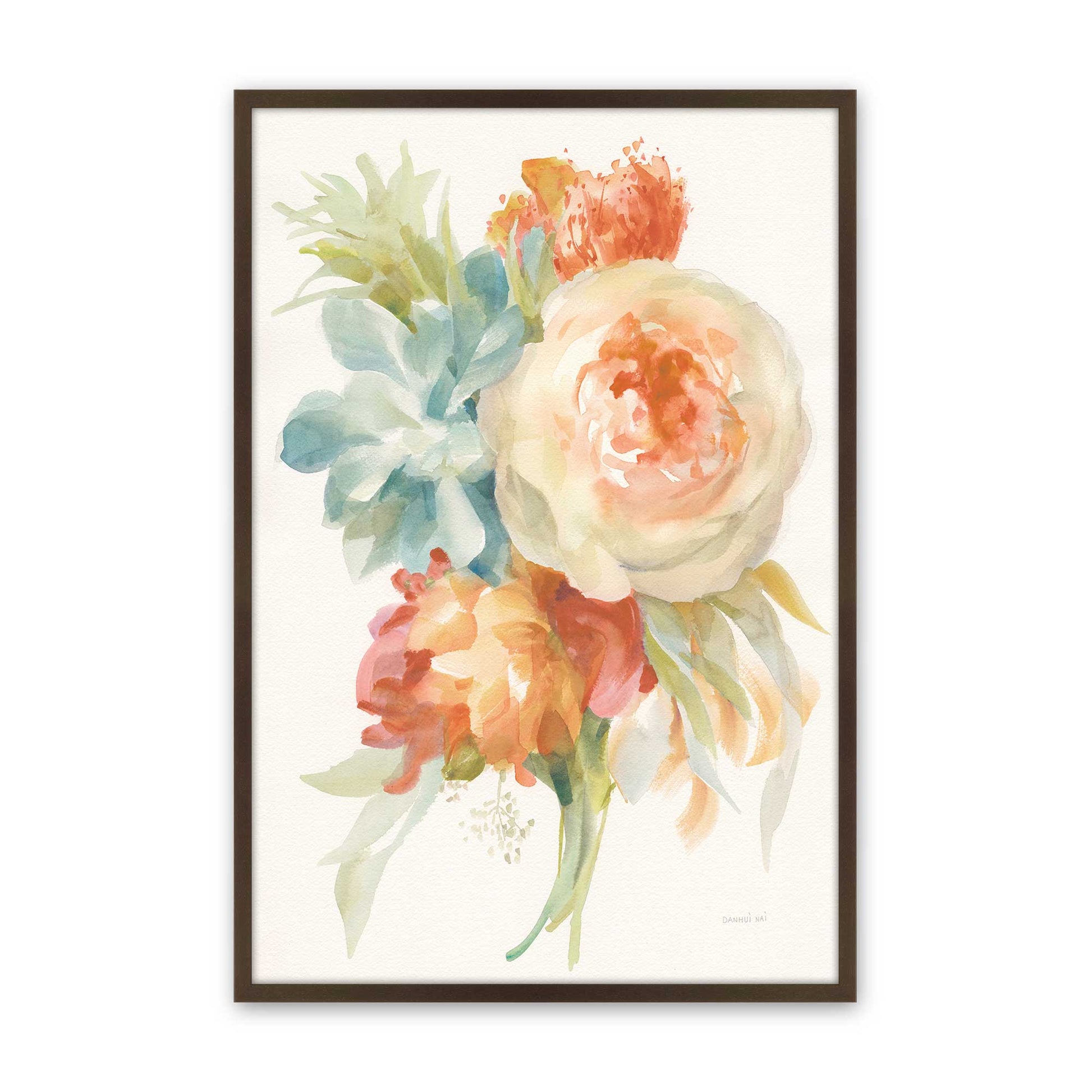 [Color:Belvinder Brown], Picture of art in a Belvinder Brown frame