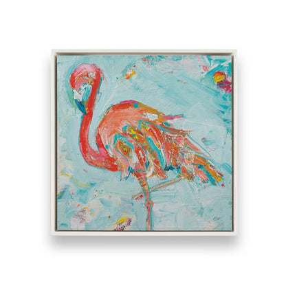 [Color:Opaque White], Picture of art in a White frame