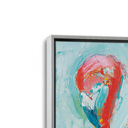 [Color:Polished Chrome], Picture of art in a Polished Chrome frame at an angle