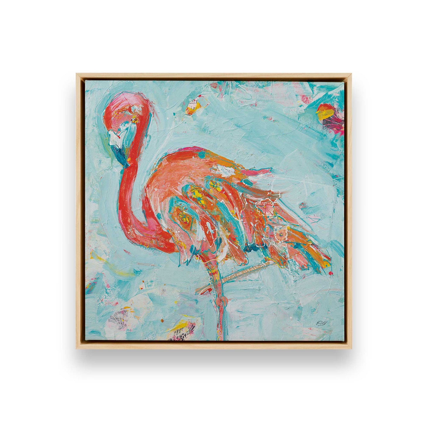 [Color:American Maple], Picture of art in a American Maple frame