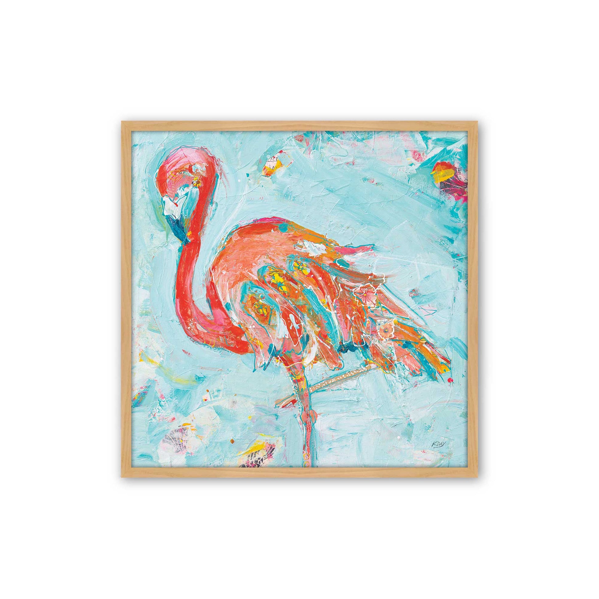[Color:American Maple], Picture of art in a American Maple frame