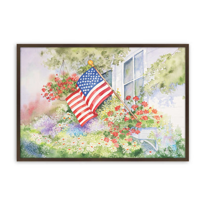 [Color:Belvinder Brown], Picture of art in a Belvinder Brown frame