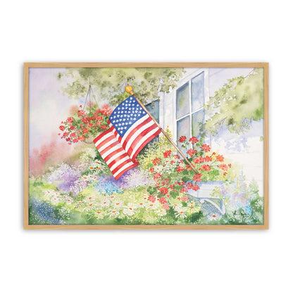 [Color:American Maple], Picture of art in a American Maple frame