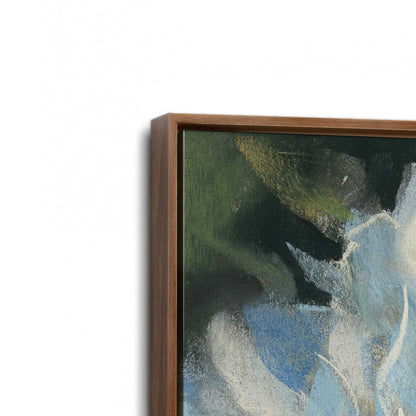 [Color:Walnut], Picture of art in a Walnut frame at an angle