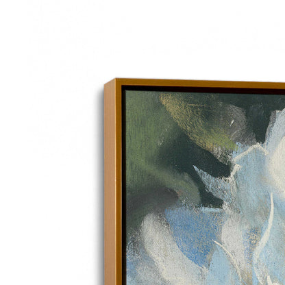 [Color:Polished Gold], Picture of art in a Polished Gold frame at an angle
