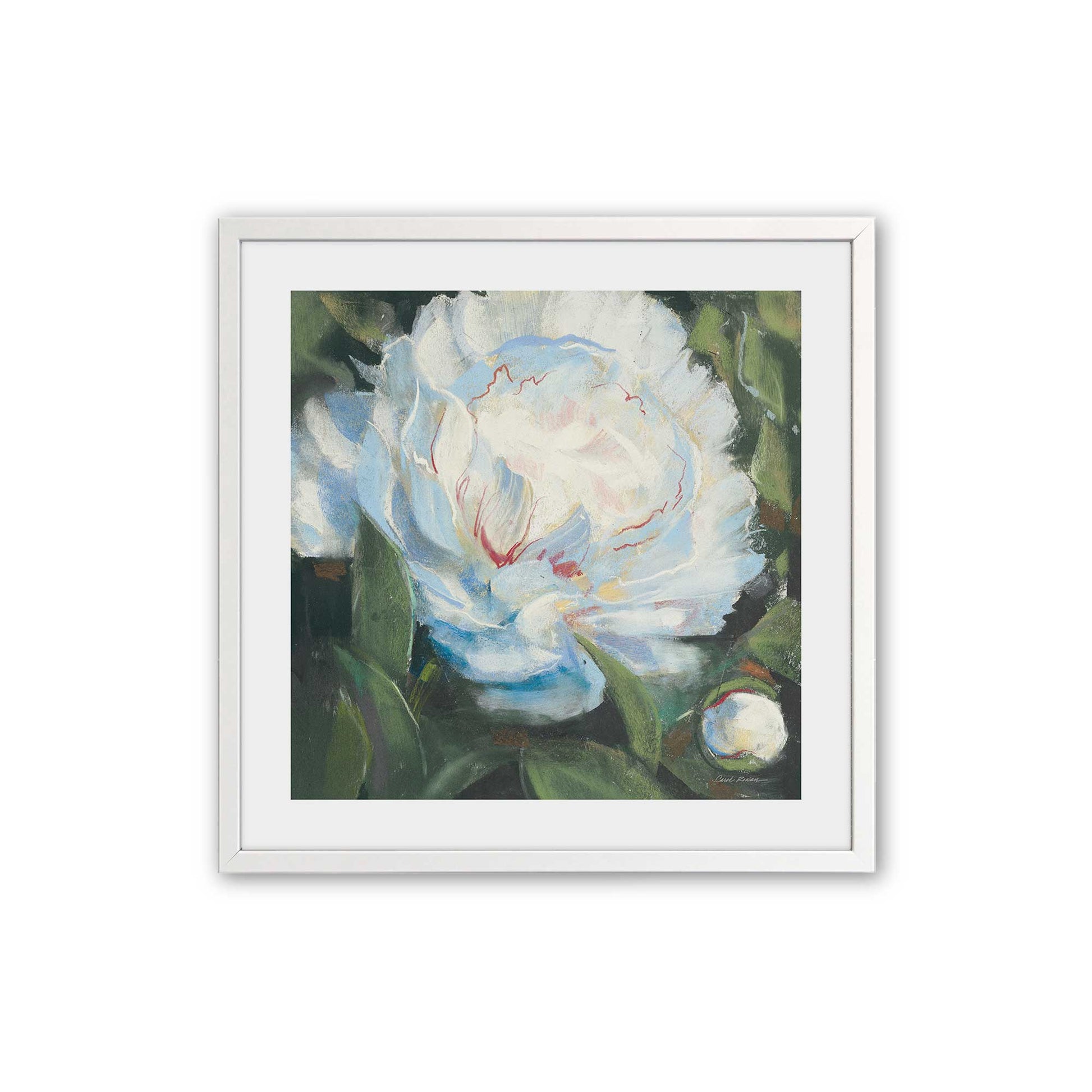 [Color:Opaque White], Picture of art in a Opaque White frame