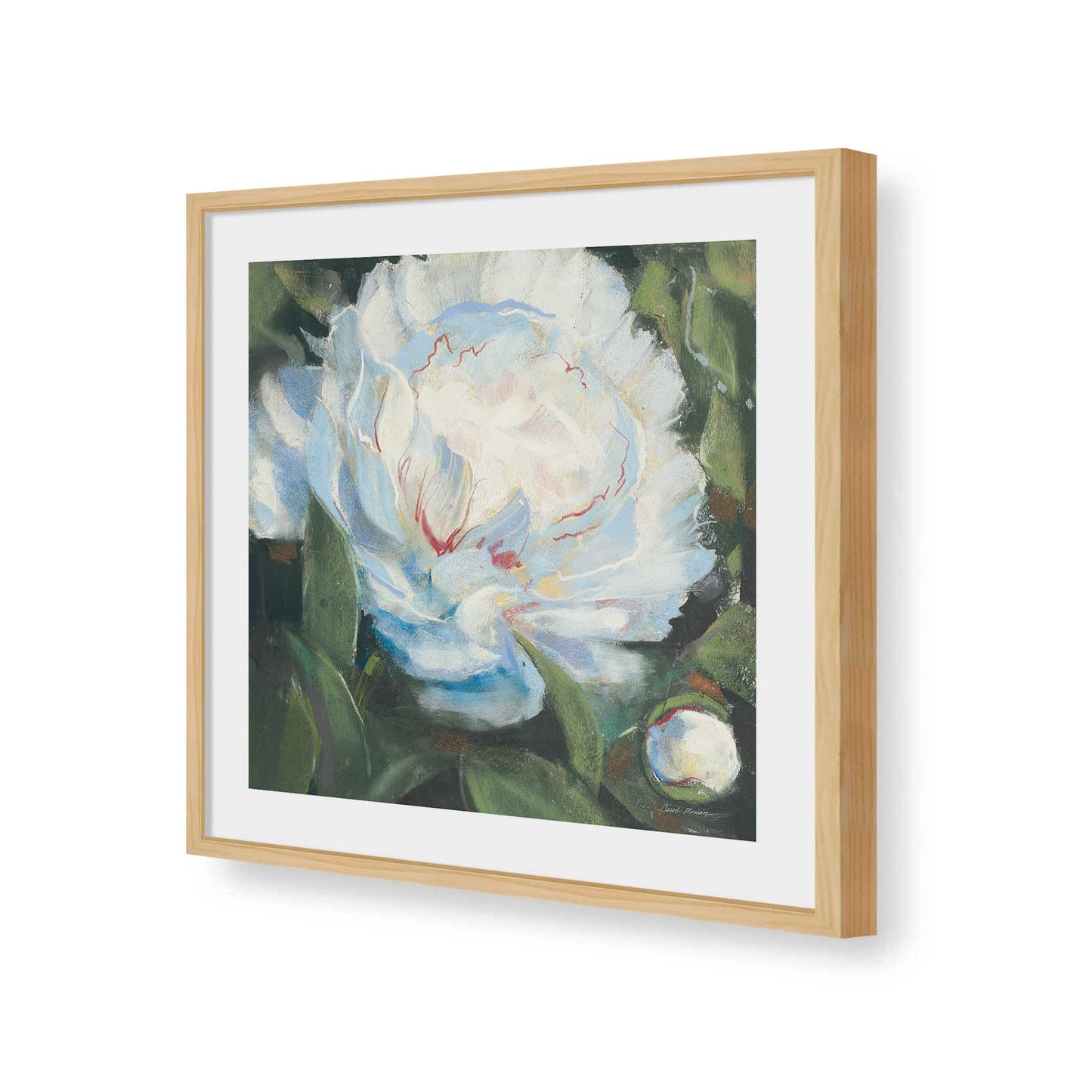 [Color:American Maple], Picture of art in a American Maple frame of the corner