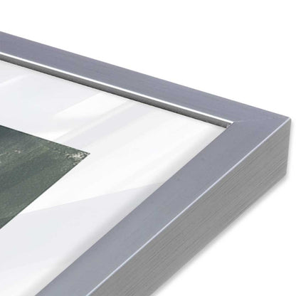 [Color:Polished Chrome], Picture of art in a Polished Chrome frame at an angle