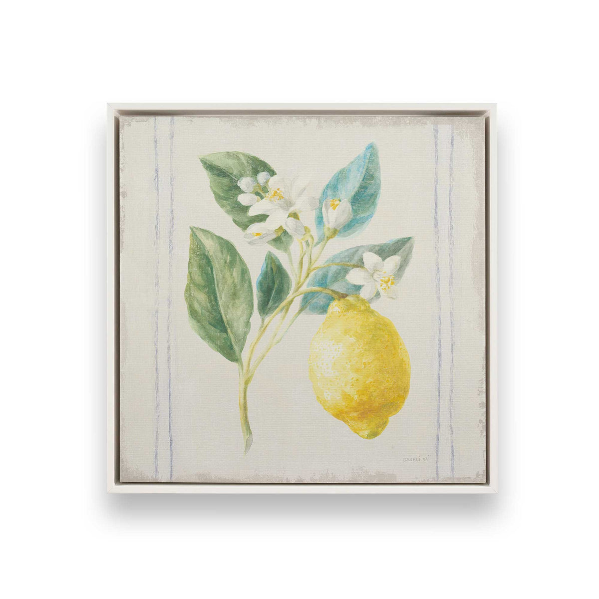 [Color:Opaque White], Picture of art in a White frame
