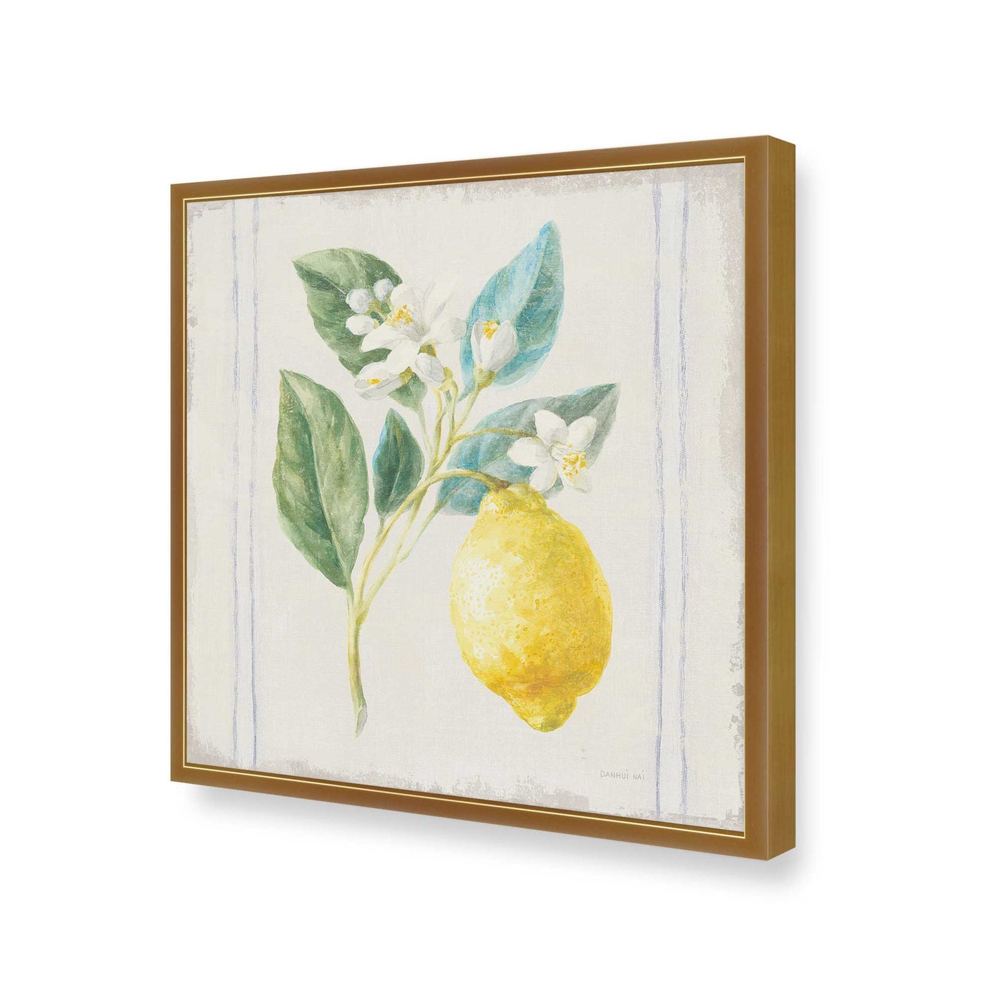 [Color:Polished Gold], Picture of art in a Polished Gold frame of the corner
