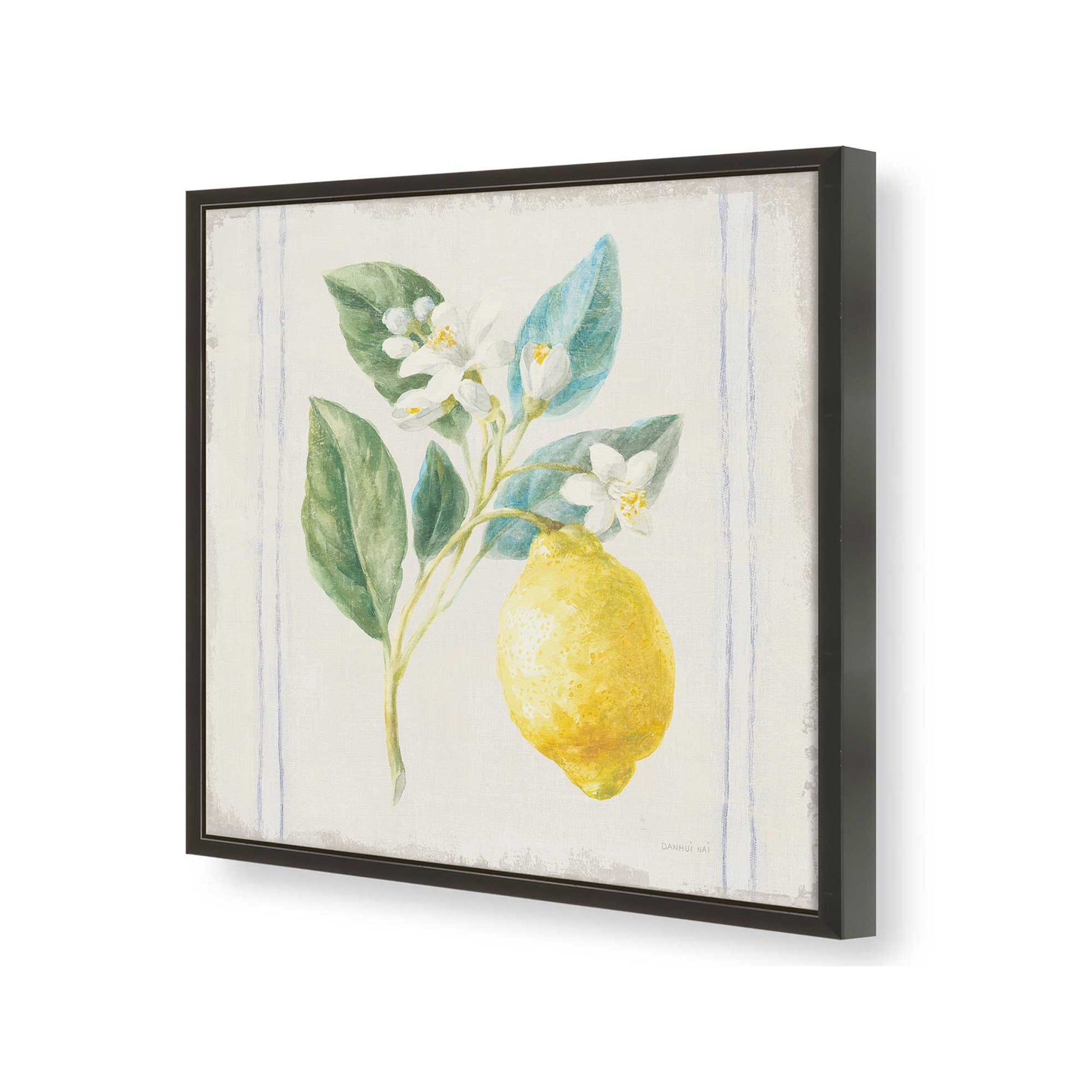[Color:Satin Black], Picture of art in a Satin Black frame of the corner
