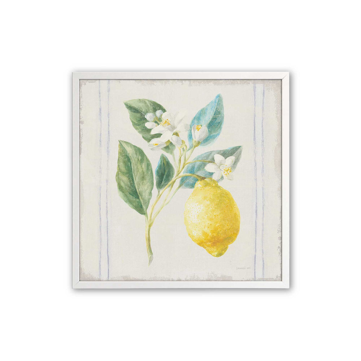 [Color:Opaque White], Picture of art in an Opaque White frame