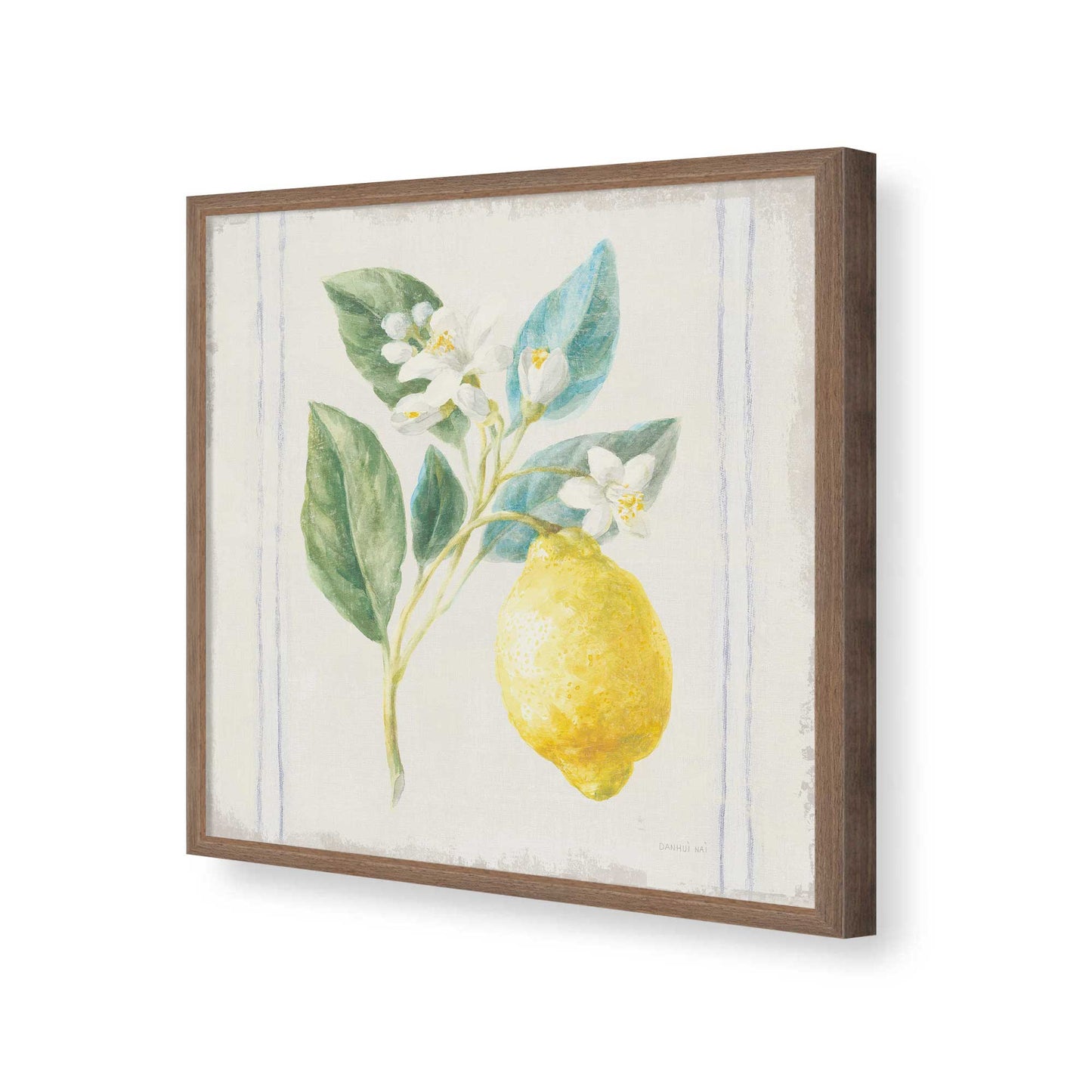 [Color:Walnut], Picture of art in a Walnut frame of the corner