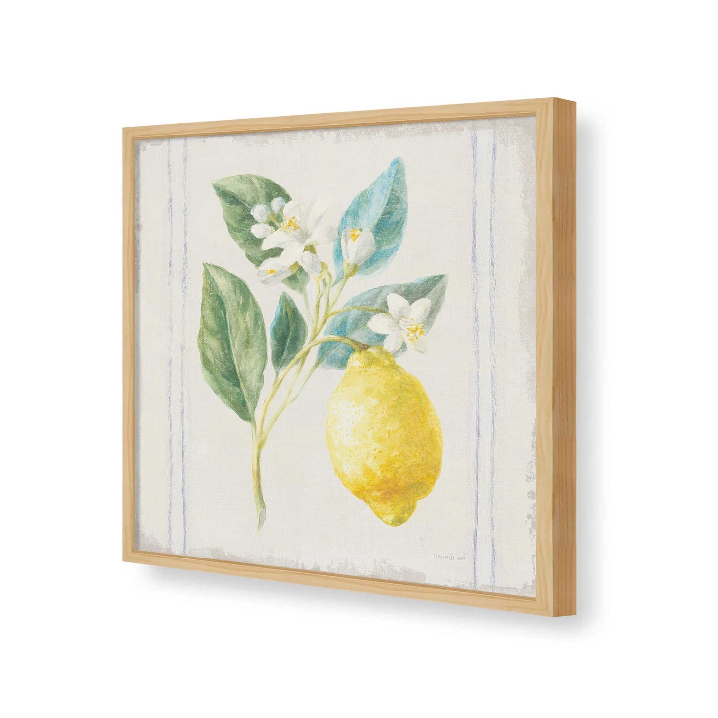 [Color:American Maple], Picture of art in a American Maple frame of the corner