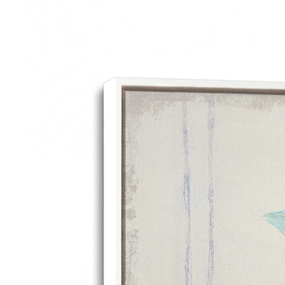 [Color:Opaque White], Picture of art in a White frame at an angle